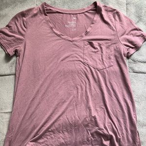 Purple t shirt w/ pocket